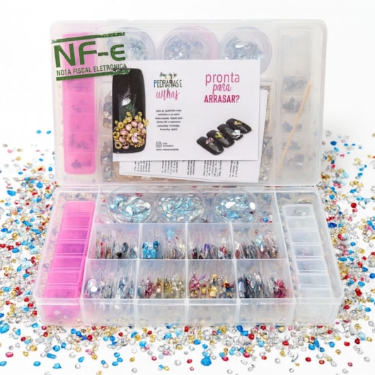 Kit de Pedrarias Iniciante 26mil Pcs para unhas
