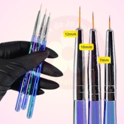 Kit de pincéis de ponta fina 33E Kit de pincéis de ponta fina 33E