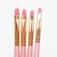 Kit De Pincéis Lingua De Gato 2, 4, 6 E 8 Helen Color 3697-1 Kit De Pincéis Lingua De Gato 2, 4, 6 E 8 Helen Color 3697-1