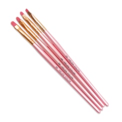 Kit De Pincéis Lingua De Gato 2, 4, 6 E 8 Helen Color 3697-1 Kit De Pincéis Lingua De Gato 2, 4, 6 E 8 Helen Color 3697-1