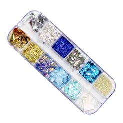 Kit decoração para unhas Mix da Jo Oceano P11 Kit decoração para unhas Mix da Jo Oceano P11