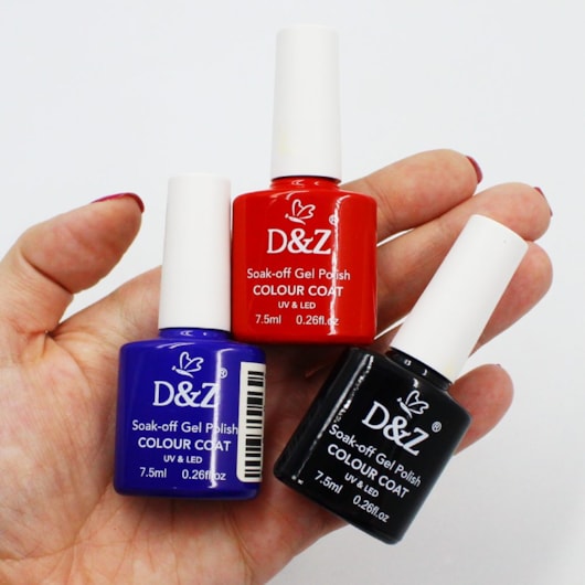 Kit esmalte em gel D&Z Essenciais 6un para unhas