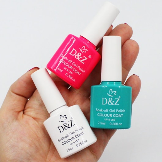 Kit esmalte em gel D&Z Essenciais 6un para unhas