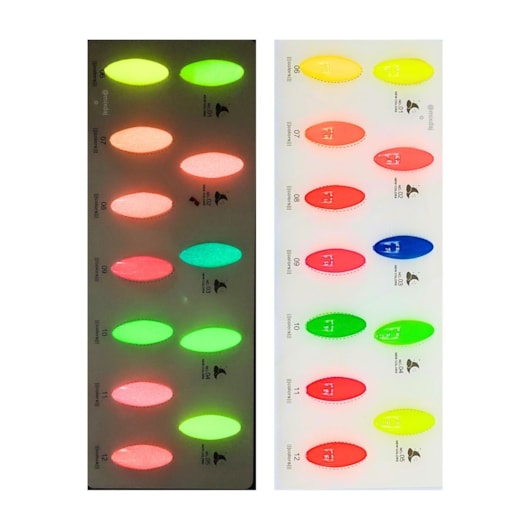 Kit Esmalte em gel Neon Fosforescente UV LED D&Z 12un para unhas