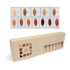 kit esmalte em gel nude 12 tons D&Z 10ml kit esmalte em gel nude 12 tons D&Z 10ml