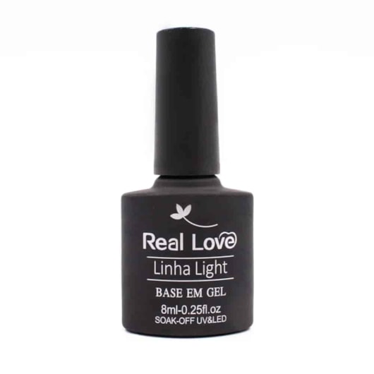 Kit Frasco cheio e Refil Capa base Real Love para unhas