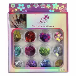 Kit Glitter Lirio 12 Cores - Cor: Estrela Cadente GMCR1 Kit Glitter Lirio 12 Cores - Cor: Estrela Cadente GMCR1