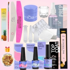 Kit Iniciante Alongamento De Unhas No Molde F1 Vòlia