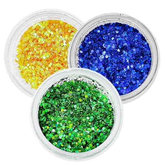 Kit Mix Glitter Copa do Mundo para unhas
