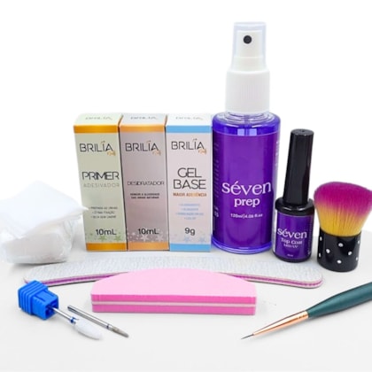 Kit para esmaltação em gel com Brilia