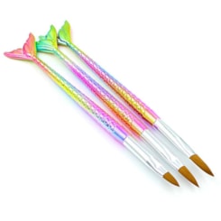 Kit Pincéis Porcelana Cabo Sereia Kit Pincéis Porcelana Cabo Sereia