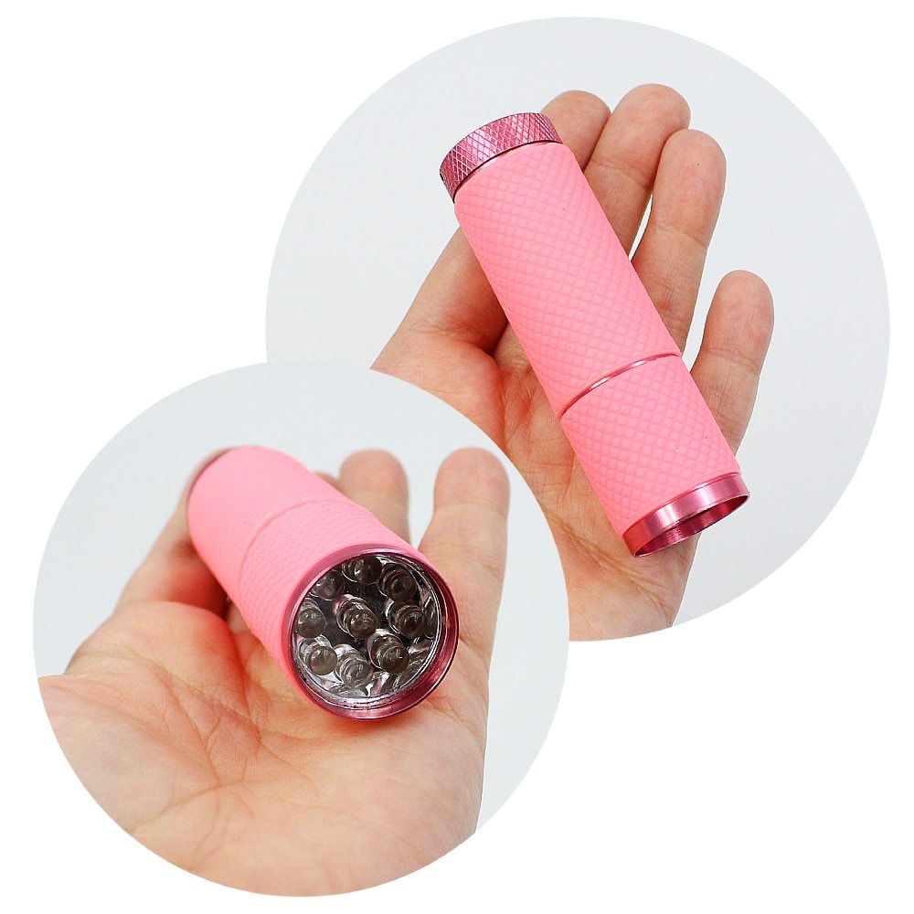 Lanterna 9w Uv/Led Helen Color 360º C/ Carimbo | Mix da Jo
