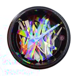 Lascas de diamante Prateado Furta Cor Mix da Jo Lascas de diamante Prateado Furta Cor Mix da Jo