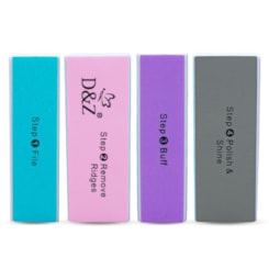 Lixa Bloco Polidora Unhas Naturais 4 Passos Lixa Bloco Polidora Unhas Naturais 4 Passos