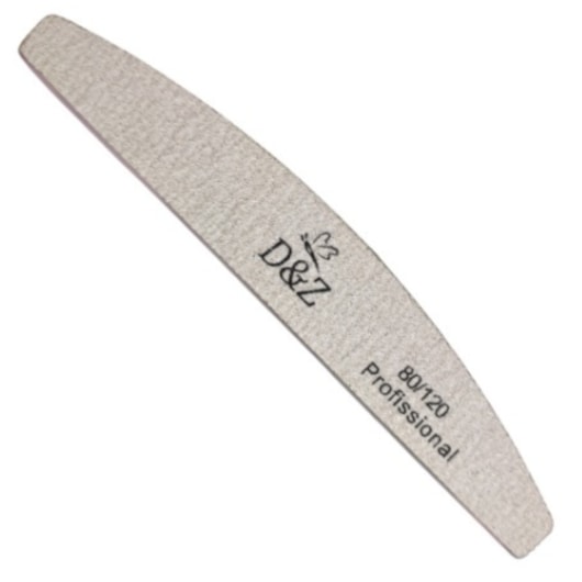 Lixa Boomerang 80/120 Lavável D&Z para unhas