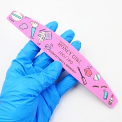 Lixa Boomerang Colorida Honey Girl 100/180 Lixa Boomerang Colorida Honey Girl 100/180