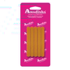 Lixa Descartável Mini Parda amadinha c/ 10un Lixa Descartável Mini Parda amadinha c/ 10un