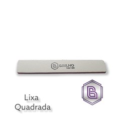 Lixa Reta quadrada metalurgica Brilho 100/180