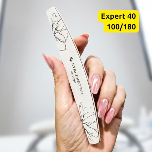 Lixa Staleks Pro Smart Boomerang NFB-41-1 100/180 para unhas