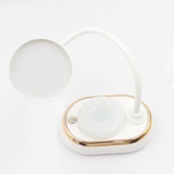 Luminária Articulada 1001 Branca bateria Luminária Articulada 1001 Branca bateria