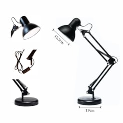 Luminária Articulada De Mesa Luminária Articulada De Mesa