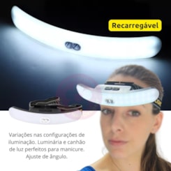 Luminária de cabeça para manicure Luminária de cabeça para manicure