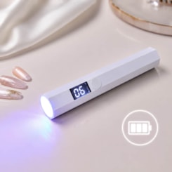 Luminária Lanterna Portátil 3W com Bateria e display Pré Cura