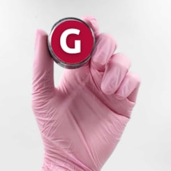 Luva nitrílica Talge Rosa Sem pó 100un Luva nitrílica Talge Rosa Sem pó 100un