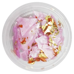 Madre Pérola Rosa com Foil Mix da Jo Madre Pérola Rosa com Foil Mix da Jo