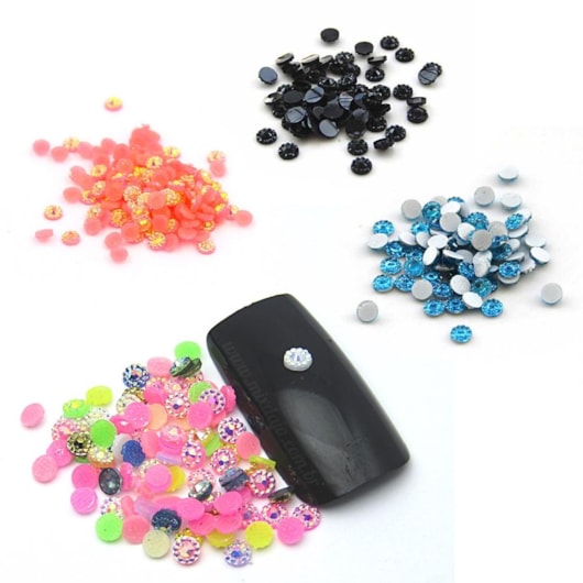 Margarida 2,5mm 200 Peças para unhas