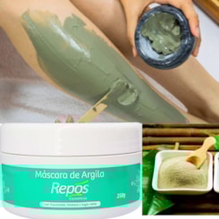 Máscara de Argila para pés e pernas cansados Detox Repos 250g Máscara de Argila para pés e pernas cansados Detox Repos 250g