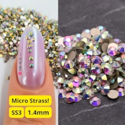Micro Strass Swaroviski 1.4mm Furta Cor 1.440 Peças Micro Strass Swaroviski 1.4mm Furta Cor 1.440 Peças