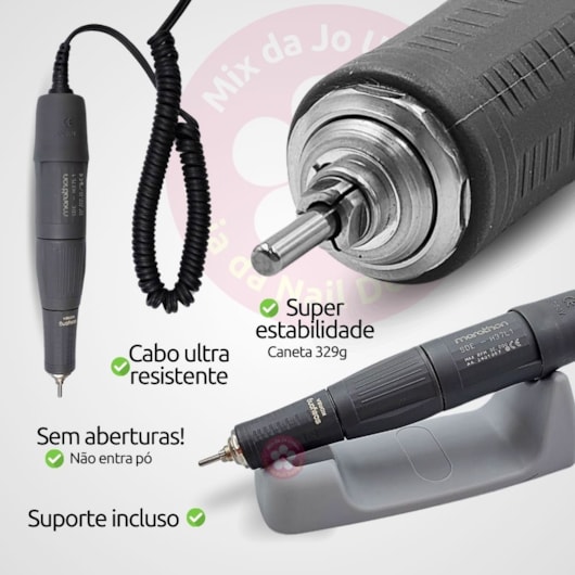 Micromotor Marathon Champion Eletronic 35.000RPM Lixa elétrica para unhas