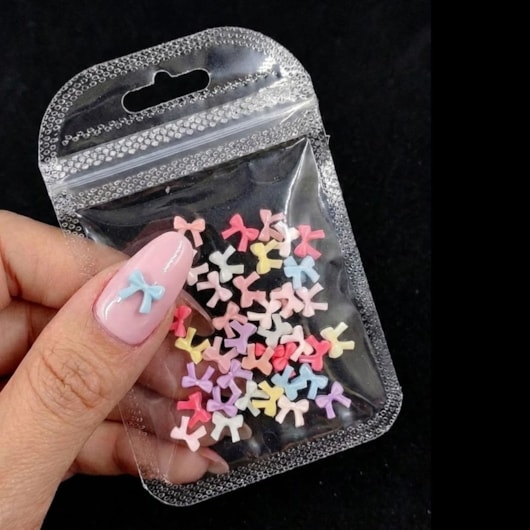 Mini Lacinho para unhas decoradas 50un para unhas