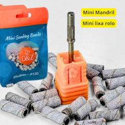 Mini Mandril ou Mini Lixa descartável D&Z 50un Mini Mandril ou Mini Lixa descartável D&Z 50un