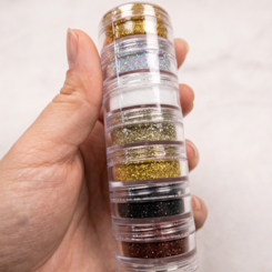 Mini Torre de Glitter Mega Fino 10g Mini Torre de Glitter Mega Fino 10g