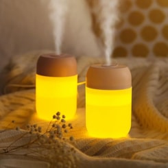 Mini Umidificador Com Luz 2w Mini Umidificador Com Luz 2w