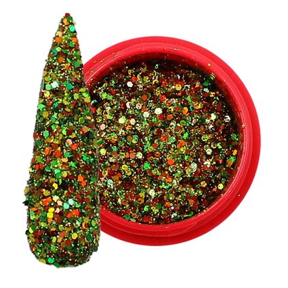 Mix de Glitter Árvore de Natal 1,5g