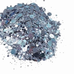 Mix de glitter Azul cristal Luxo Mix da Jo Hexa 1,5g Mix de glitter Azul cristal Luxo Mix da Jo Hexa 1,5g