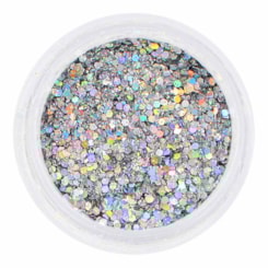 Mix de Glitter Cor: Prateado Holográfico 17 Mix de Glitter Cor: Prateado Holográfico 17
