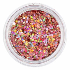 Mix de Glitter Cor: Rosa Cristal Holo 80