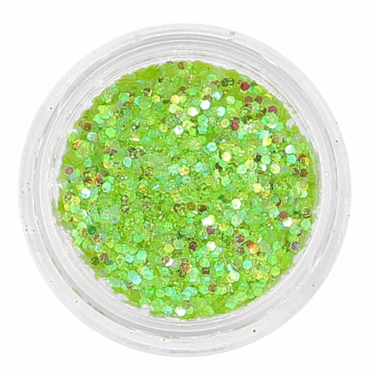 Mix de Glitter Cor: Verde BB AB 51 para unhas