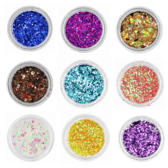 Mix de Glitter Cor: Verde Holográfico 55 Mix de Glitter Cor: Verde Holográfico 55