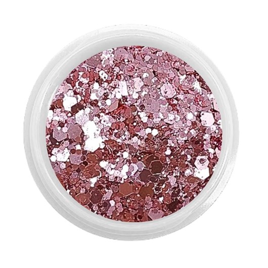 Mix de glitter Rosa cristal Luxo Mix da Jo Hexa 1,5g - Imagem principal - cfbcf74a-4348-4c0a-affd-bd552e6207a2