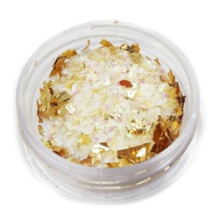 Mix Madre Pérola Branco Furta Cor com Foil Dourado Mix Madre Pérola Branco Furta Cor com Foil Dourado