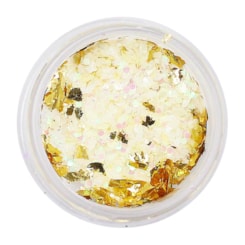Mix Madre Pérola Branco Furta Cor com Foil Dourado Mix Madre Pérola Branco Furta Cor com Foil Dourado