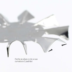 Molde De Metal Bico De Pato Para Curvatura C Molde De Metal Bico De Pato Para Curvatura C