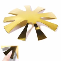 Molde De Metal Para Francesa Reversa Dourado Molde De Metal Para Francesa Reversa Dourado