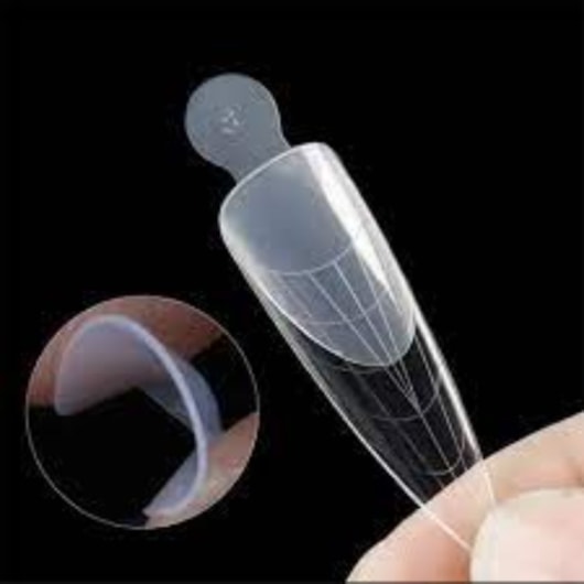 Molde de silicone reutilizável para francesa Reversa no F1 D&Z para unhas