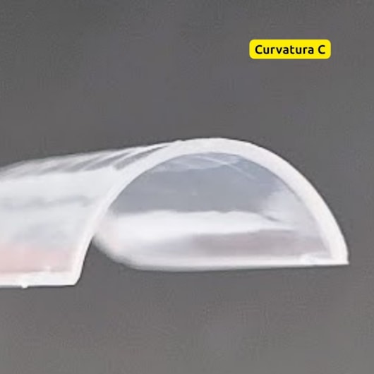 Molde Express Curvatura C D&Z para unhas